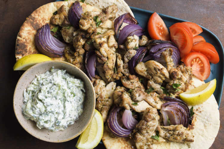 Take Greek souvlaki off the rotating spit for weeknight cooking